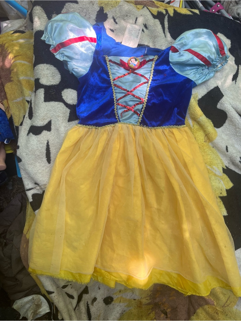 Disney Princess Snow White Costume Dress - Blue, Yellow, Red